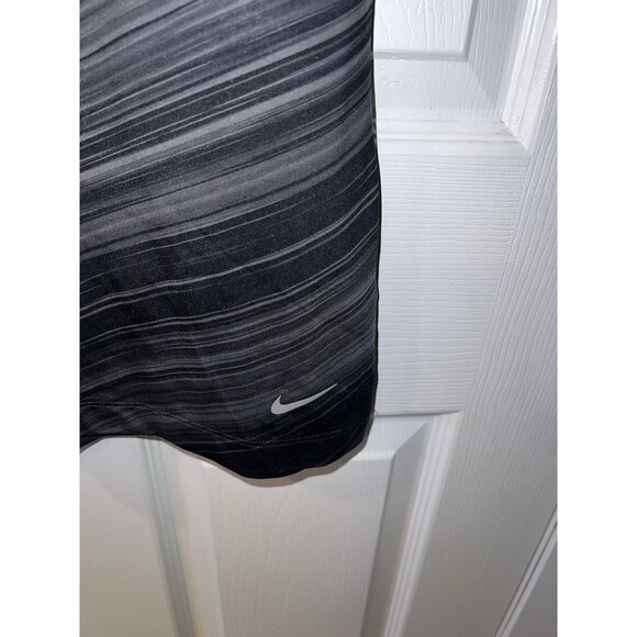 Nike Golf Polo Shirt Womens Sz L Tour Performance Short Sleeve Black Dri-Fit - Picture 2 of 8